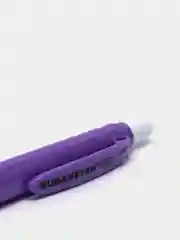 Фиолетовый ручка шариковая с резиновой вставкой, 4 цвета