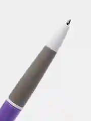 Фиолетовый ручка шариковая с резиновой вставкой, 4 цвета