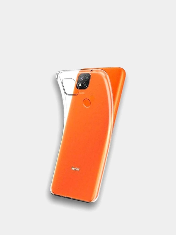 Чехол для Xiaomi Redmi 9C, силикон, прозрачный
