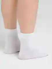 Носки хлопковые укороченные, белые