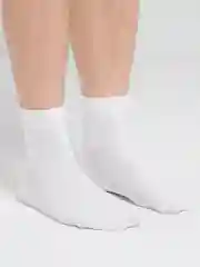 Носки хлопковые укороченные, белые