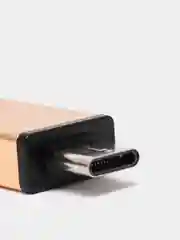 Золотой otg адаптер USB Type-C - USB 3.0