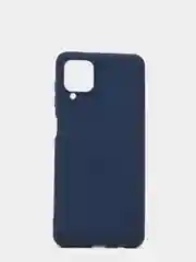 Темно-синий чехол силиконовый на Samsung Galaxy A12, М12