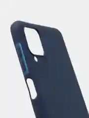 Темно-синий чехол силиконовый на Samsung Galaxy A12, М12