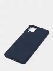 Темно-синий чехол силиконовый на Samsung Galaxy A12, М12