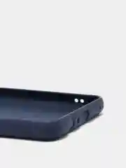 Темно-синий чехол силиконовый на Samsung Galaxy A12, М12