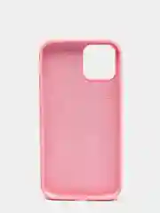 Красный чехол для iPhone 12 / 12 Pro (6.1") Silicone Case закрытый низ с логотипом