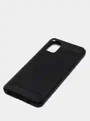 Черный чехол Samsung A31 со вставками под карбон
