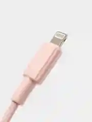 Розовый кабель зарядный Type-C