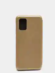 Золотой чехол-книжка Samsung Galaxy A03S (Самсунг Галакси А03С)