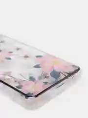 Розовый чехол Samsung Galaxy M32, Самсунг Галакси М32 твердый прозрачный с рисунком