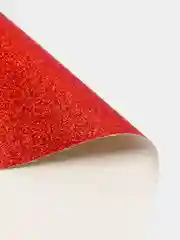 Красный кожзам с мелкими блестками, 20 х 30 см