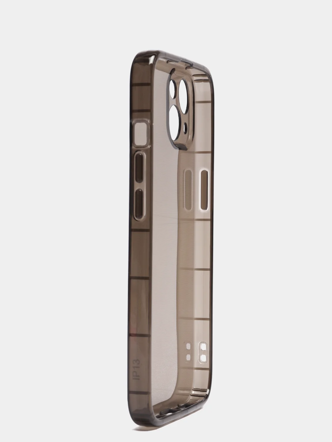 Серый чехол на iPhone 13, 12, 11, 7, 8, SE 2020, Plus, X, XS, XR, Max, Pro, mini, прозрачный