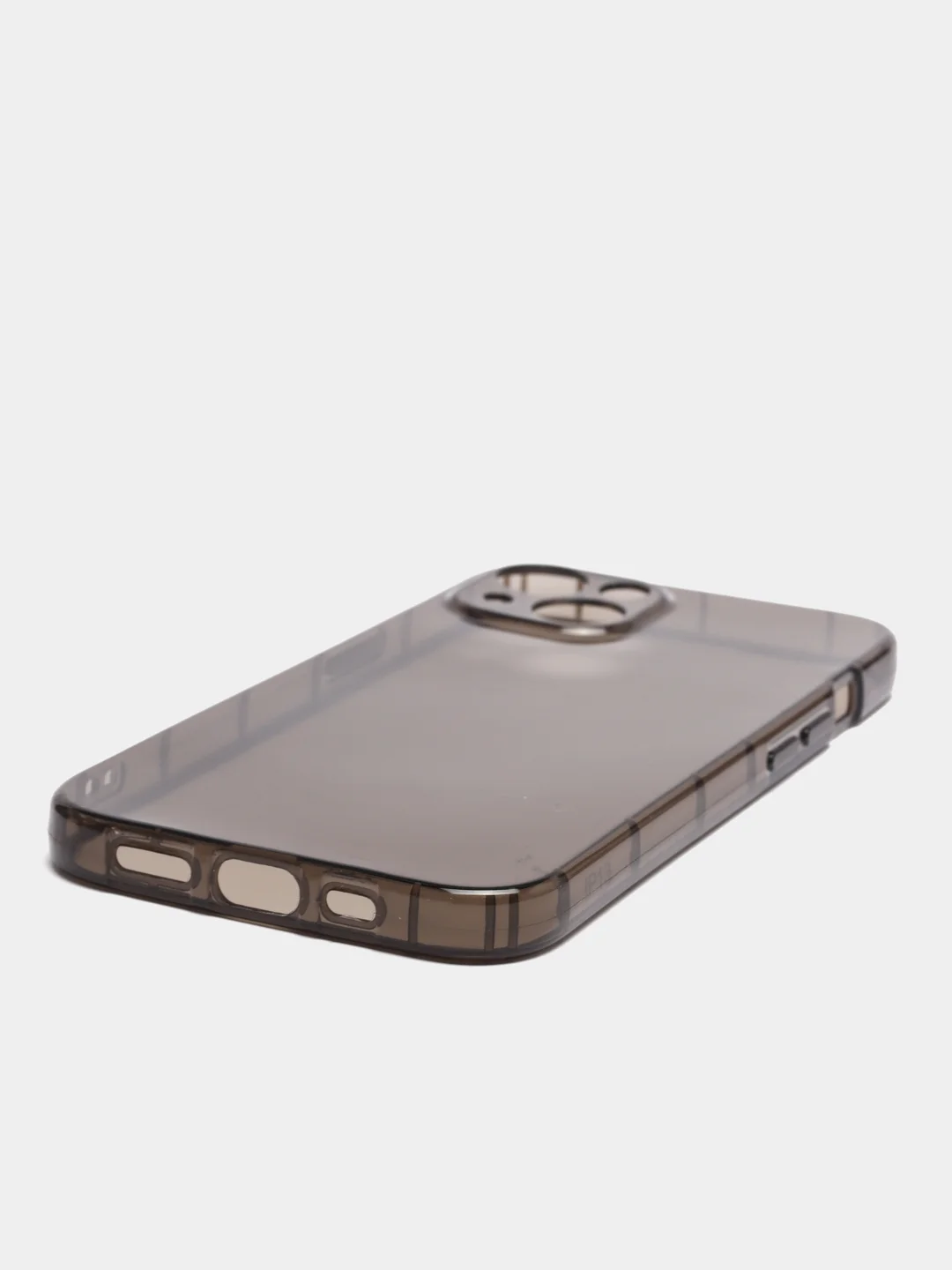 Серый чехол на iPhone 13, 12, 11, 7, 8, SE 2020, Plus, X, XS, XR, Max, Pro, mini, прозрачный