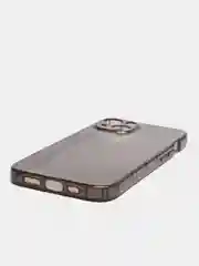 Серый чехол на iPhone 13, 12, 11, 7, 8, SE 2020, Plus, X, XS, XR, Max, Pro, mini, прозрачный