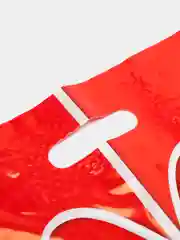 Бордовый пакет подарочный
