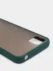 Тёмно-зелёный huawei Y5p / Honor 9S, Хуавей У5п / Хонор 9С чехол пластиковый с цветными кнопками