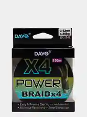 Зеленый леска плетенка рыболовная Power Braid Х4