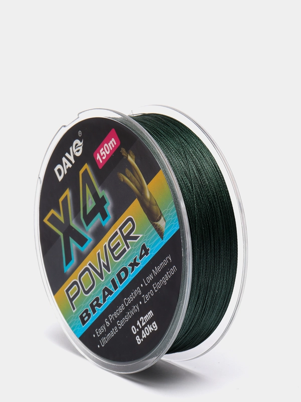 Леска плетенка рыболовная Power Braid Х4