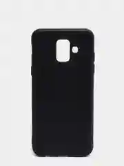Чехол для Samsung Galaxy A6 2018, Самсунг Галакси А6 2018, черный, силиконовый