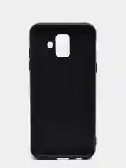 Чехол для Samsung Galaxy A6 2018, Самсунг Галакси А6 2018, черный, силиконовый