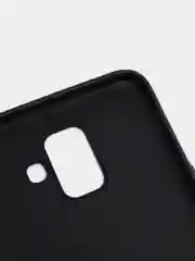 Чехол для Samsung Galaxy A6 2018, Самсунг Галакси А6 2018, черный, силиконовый