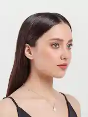 Серебряный цепь с подвеской "Клевер"