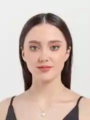 Серебряный цепь с подвеской "Клевер"