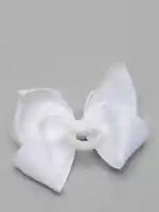 Белый бант белый