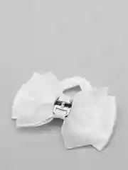 Белый бант на резинке