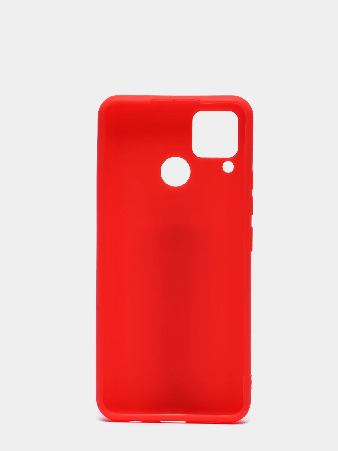 Красный чехол для Realme C15 силиконовый
