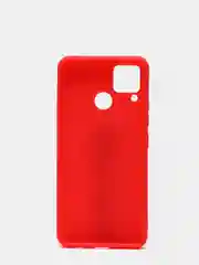 Красный чехол для Realme C15 силиконовый