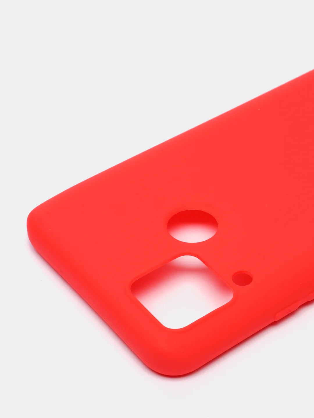 Красный чехол для Realme C15 силиконовый