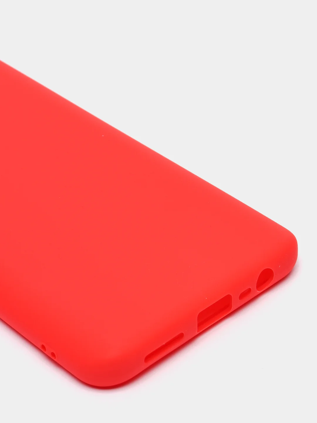 Красный чехол для Realme C15 силиконовый