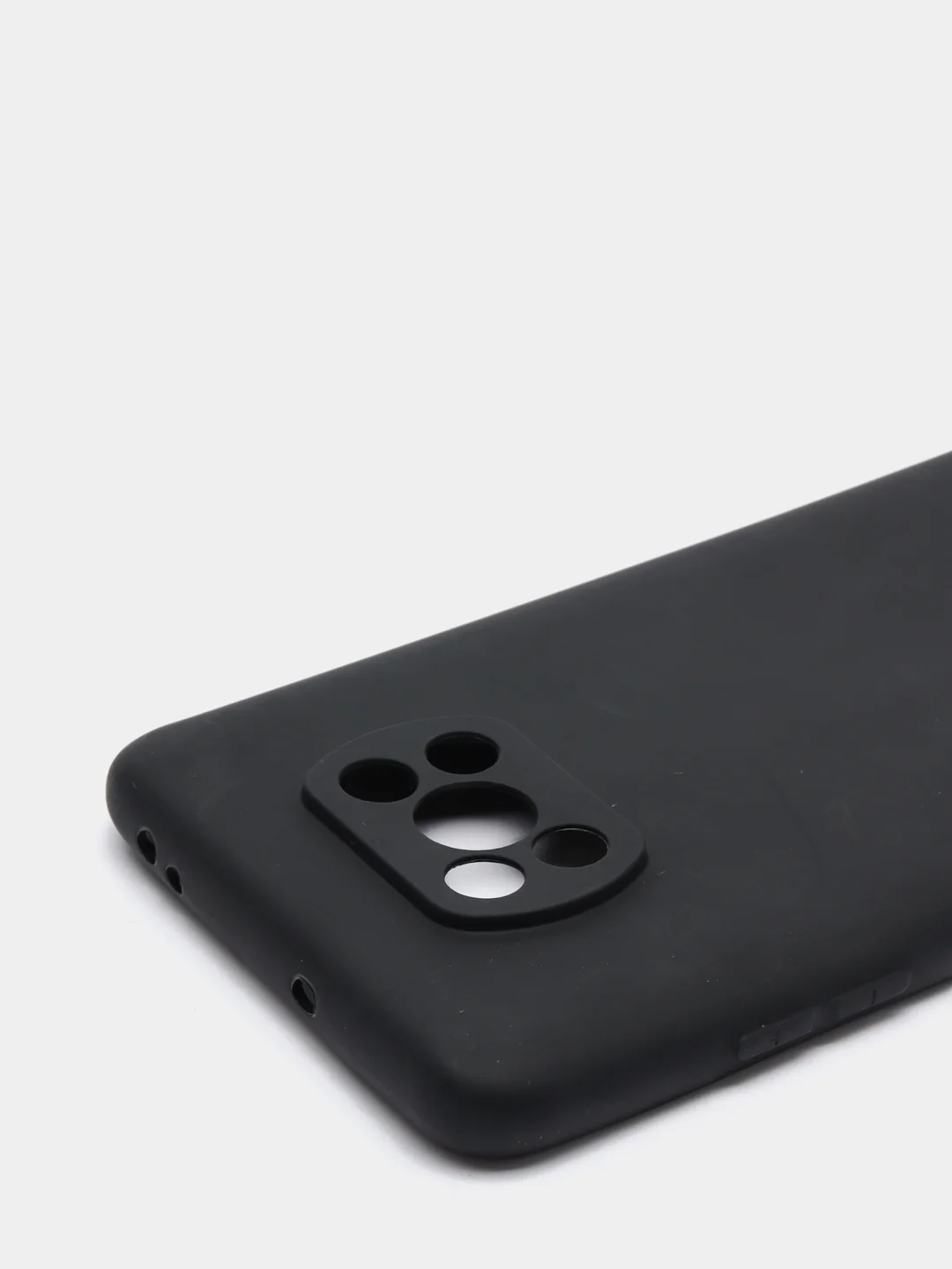 Угольный чехол Xiaomi Poco X3 (NFC) / X3 Pro, силиконовый, цветной, матовый