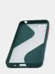 Зелёный хаки huawei Y5p / Honor 9S, Хуавей У5п / Хонор 9С чехол пластиковый с цветными кнопками