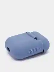 Синий меланж чехол для беспроводных наушников AirPods