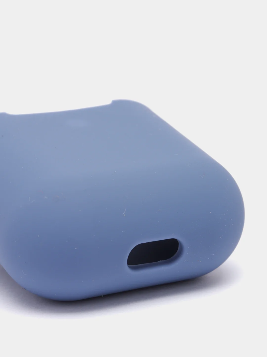 Синий меланж чехол для беспроводных наушников AirPods