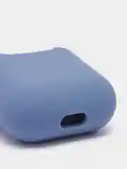 Синий меланж чехол для беспроводных наушников AirPods