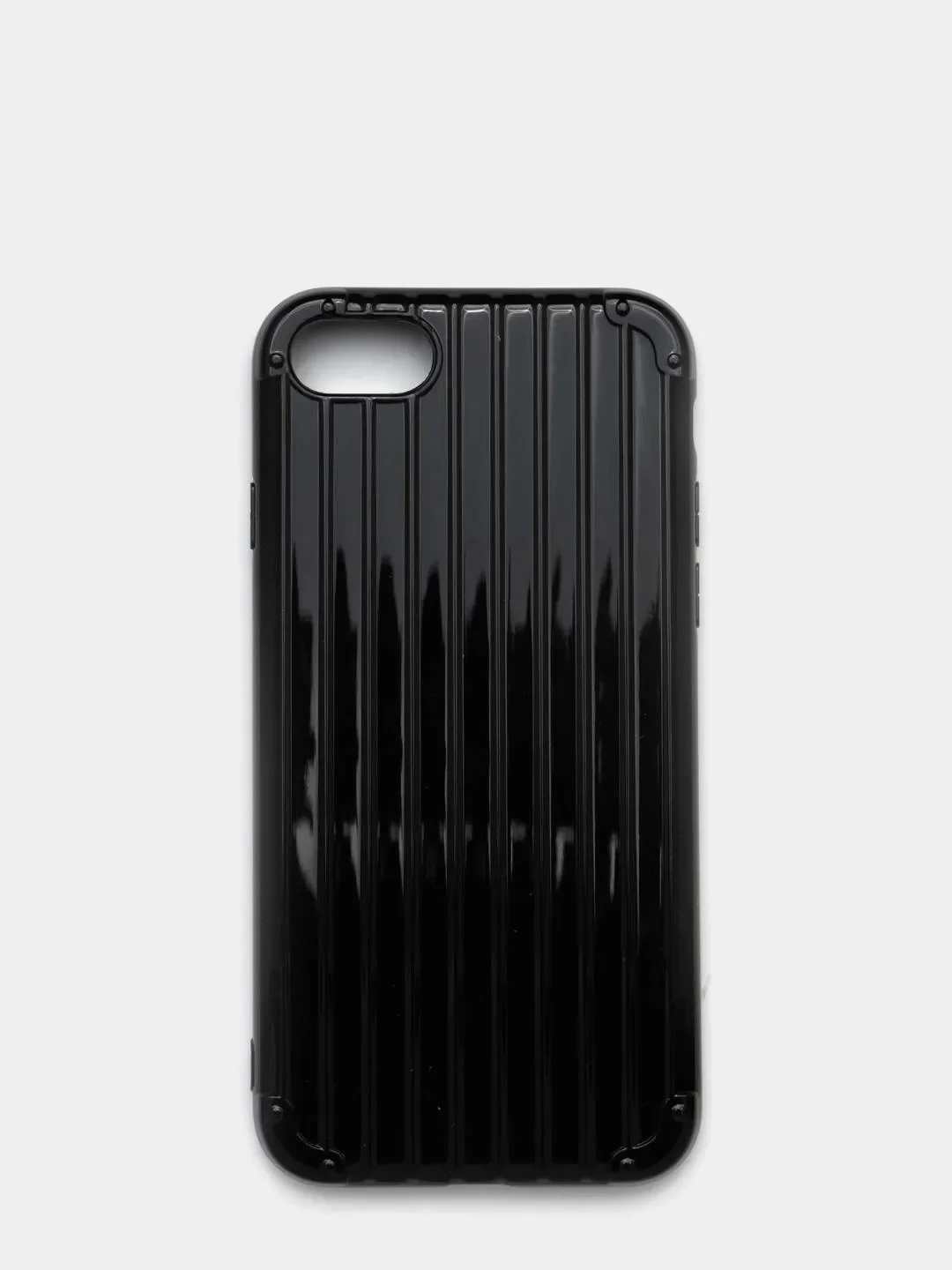 Черный чехол для iPhone 6 / 6s, 6 / 6s Plus, 7 / 8, 7 / 8 Plus, X / XS, XS MAX, XR, 11, 11 Pro, 11 Pro Max, 8 цветов, силиконовый, ребристый