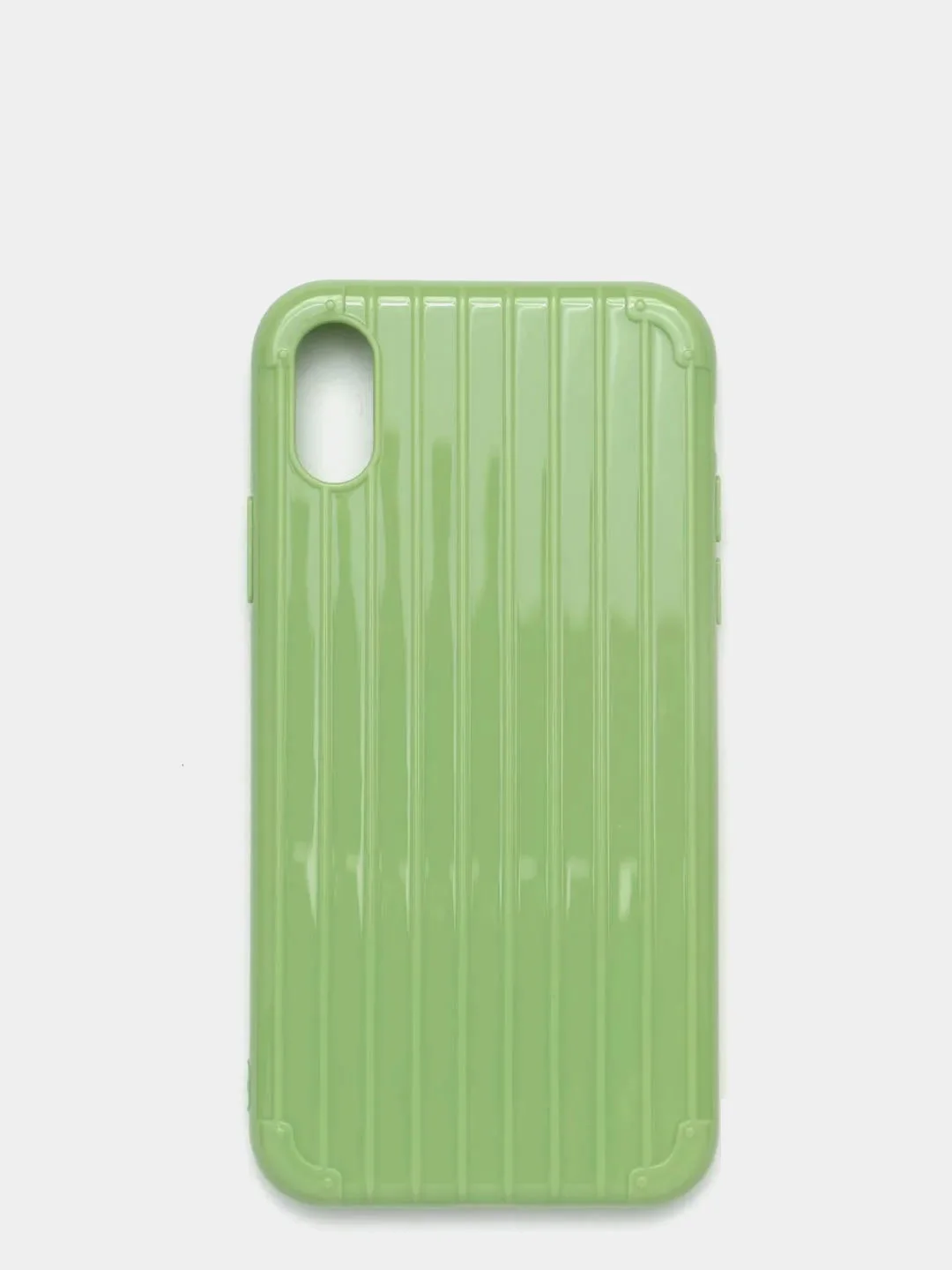 Лайм чехол для iPhone 6 / 6s, 6 / 6s Plus, 7 / 8, 7 / 8 Plus, X / XS, XS MAX, XR, 11, 11 Pro, 11 Pro Max, 8 цветов, силиконовый, ребристый