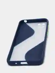Индиго huawei Y5p / Honor 9S, Хуавей У5п / Хонор 9С чехол пластиковый с цветными кнопками