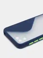 Индиго huawei Y5p / Honor 9S, Хуавей У5п / Хонор 9С чехол пластиковый с цветными кнопками