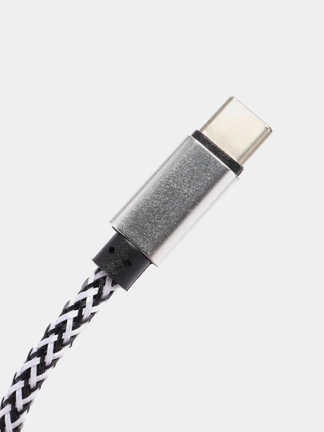 Серебряный кабель micro USB, Type-C, для зарядки и передачи данных