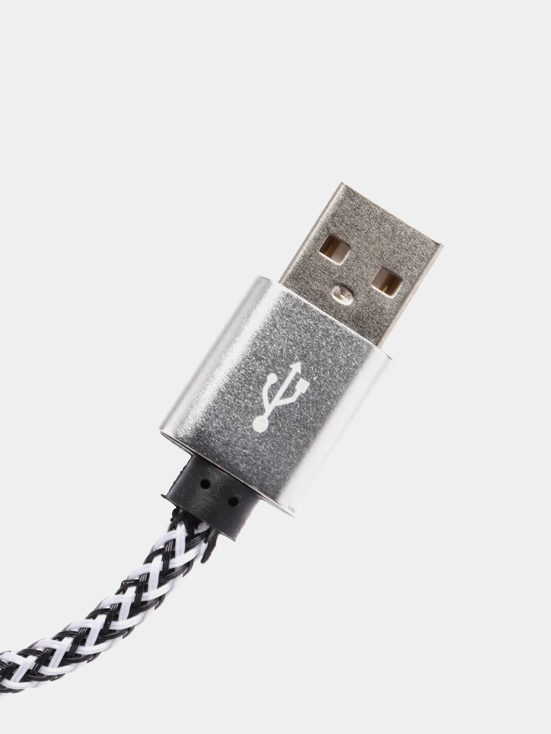 Серебряный кабель micro USB, Type-C, для зарядки и передачи данных