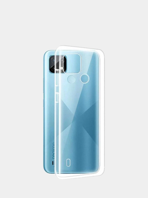 Чехол для Realme C21 прозрачный силиконовый