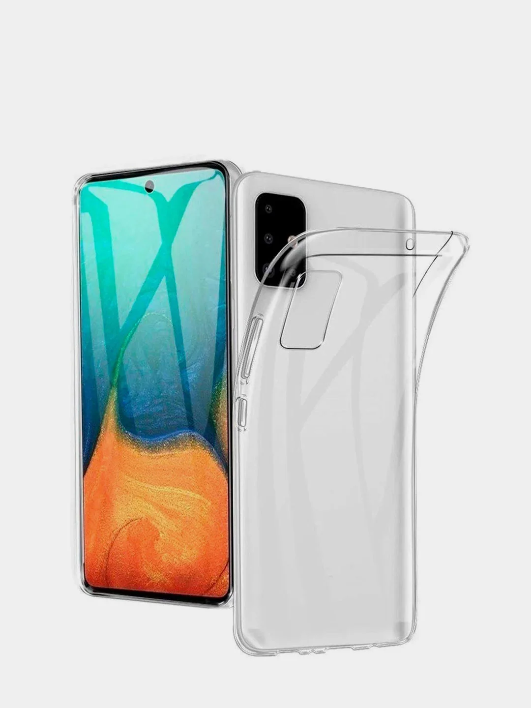 Прозрачный чехол Samsung A11, M11, A31,A91, S10 Lite, M80S,A20,M30,A21,Note20,J6 Plus,M20,A7 2018, S9