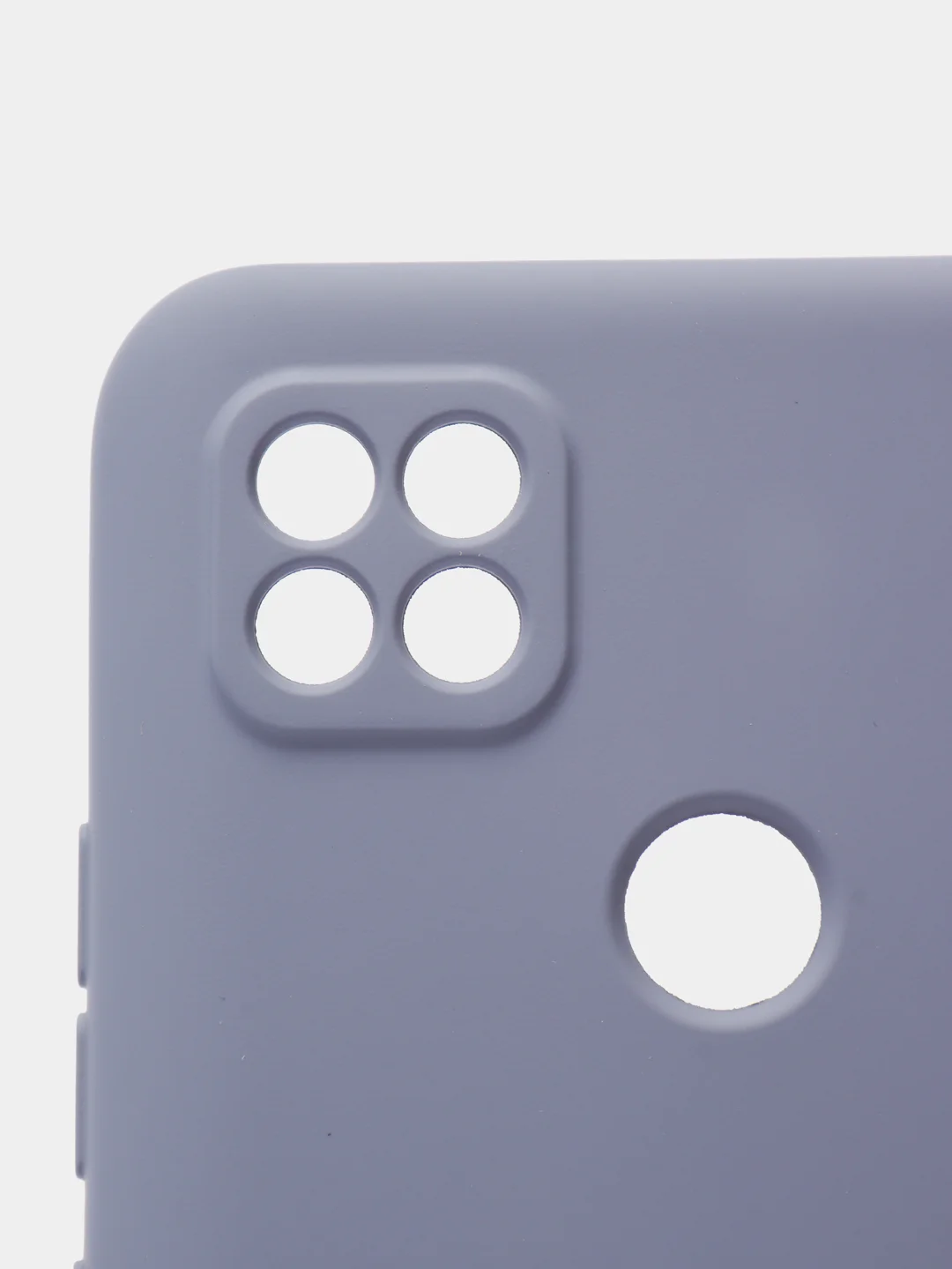 Синий меланж чехол с защитой камеры и бархатом внутри для XIAOMI REDMI 9C