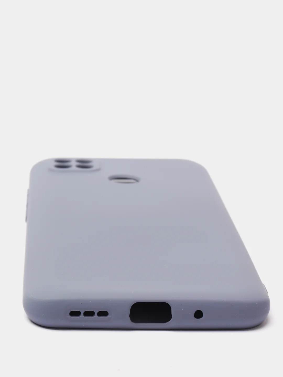 Синий меланж чехол с защитой камеры и бархатом внутри для XIAOMI REDMI 9C