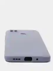 Синий меланж чехол с защитой камеры и бархатом внутри для XIAOMI REDMI 9C